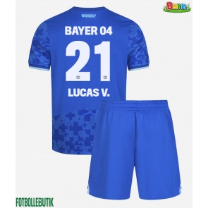 Bayer Leverkusen Lucas Vazquez #21 Tredjeställ Barn 2025-26 Kortärmad (+ Korta byxor)